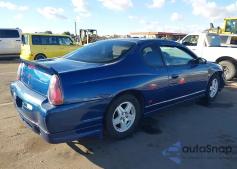 2004 Chevrolet Monte Carlo Ss из США, поврежденный, VIN 2G1WX15K749313363